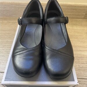 Dansko Black Mary Jane Flats